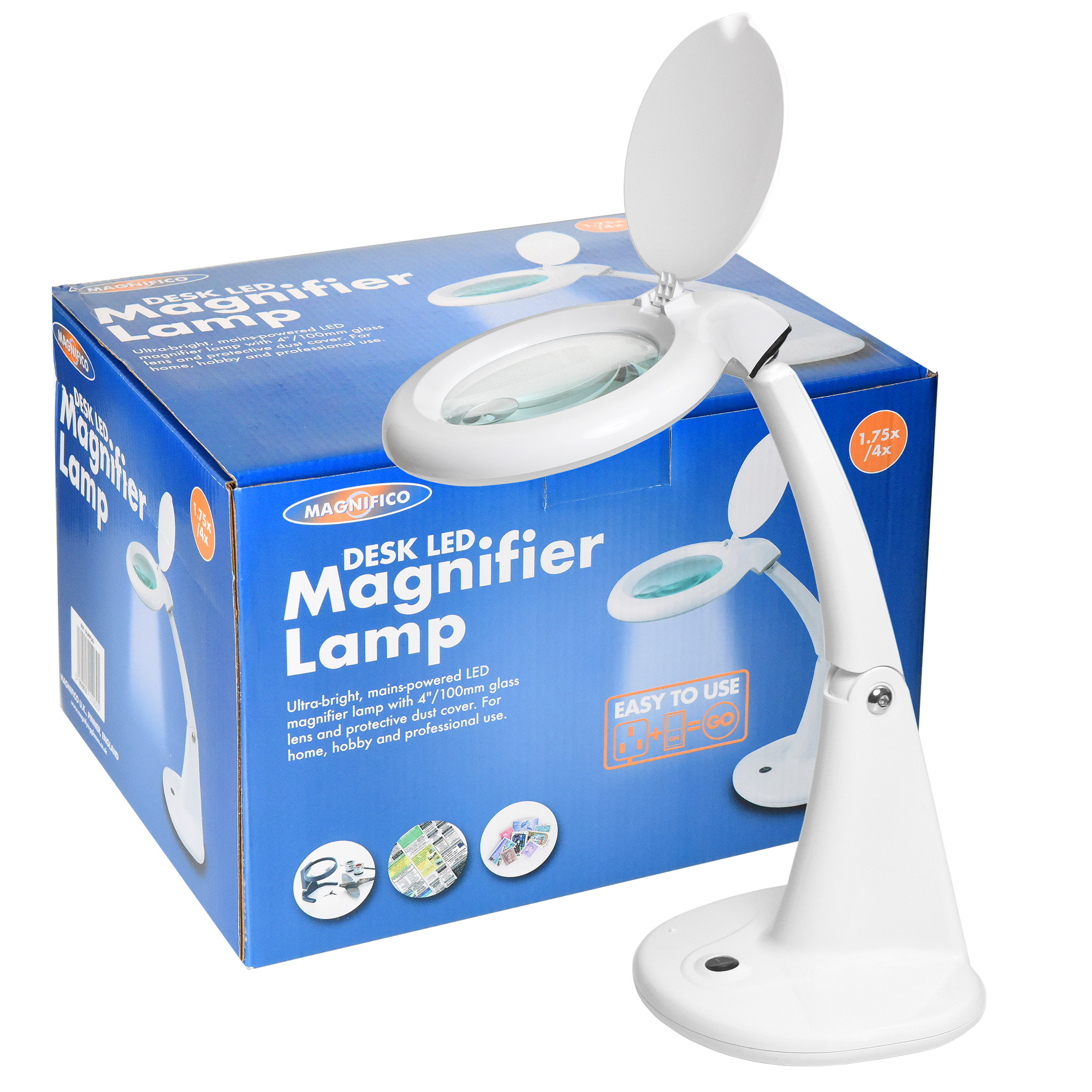 Magnifiers for Christmas - Desktop LED Magnifier Lamp (UK only)
