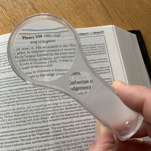 Magnifiers for Christmas - Twin Lens Mini Plastic Magnifying Glass