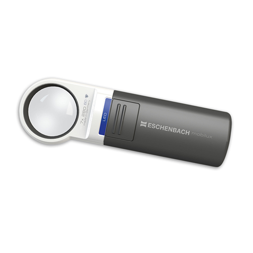 Eschenbach 7x Round Mobilux LED Magnifier 35mm Aspheric Lens