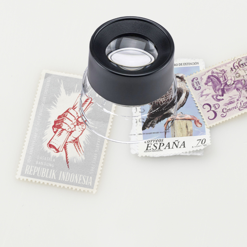 10x Stamp & Coin Close-Up Magnifying Loupe 