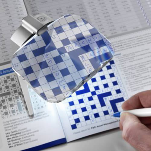 Eschenbach Scribolux LED Hands-free Crossword Magnifier 