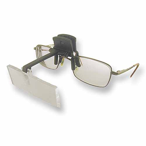 Clip-on Magnifying Glasses for Spectacles - 4-piece Lens Set