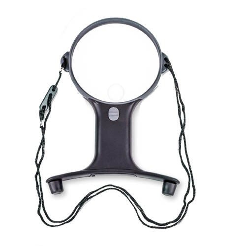 Small round the neck magnifier